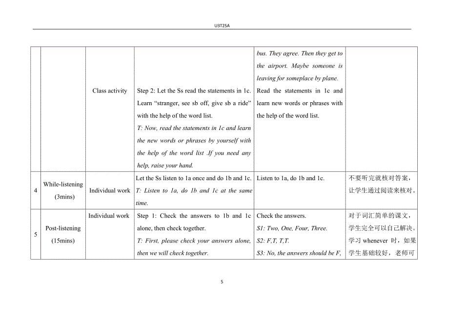 U仁爱英语九年级上教案设计3T2SA_第5页