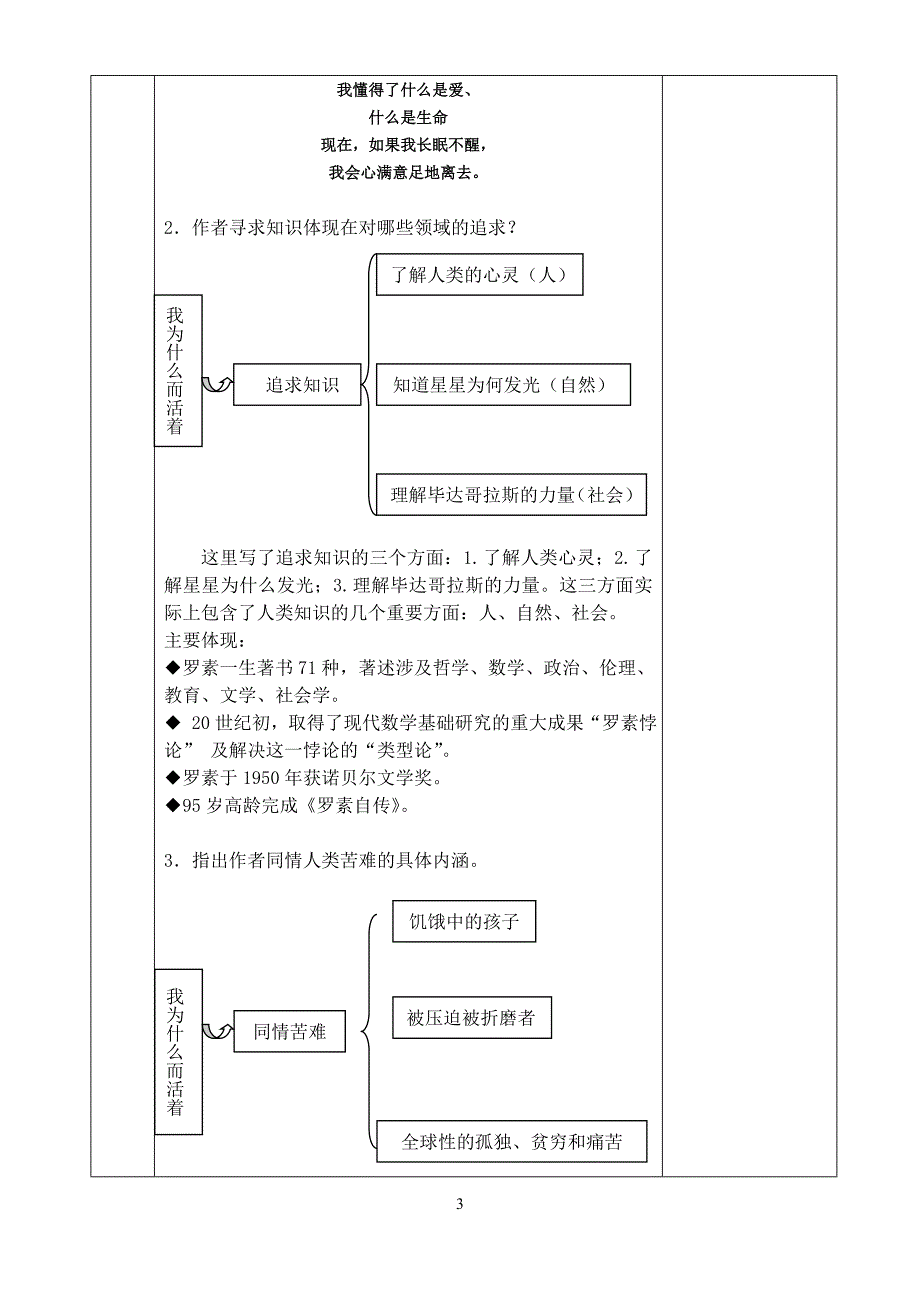 《我为什么而活着》教学案_第3页