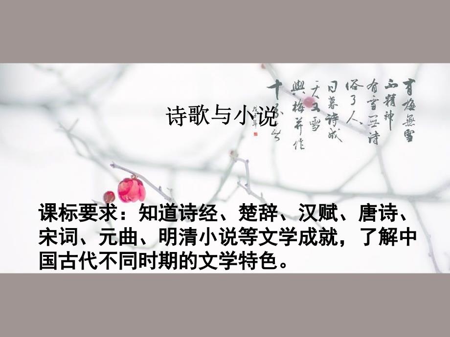 第九课_诗歌与小说_公开课_第1页
