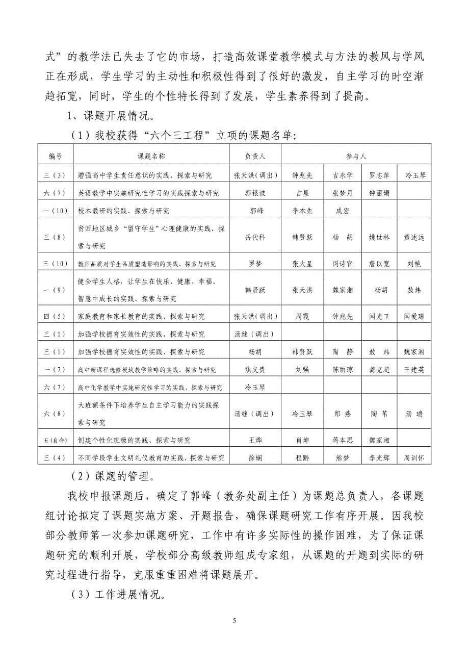 中学校园文化建设情况汇报_第5页