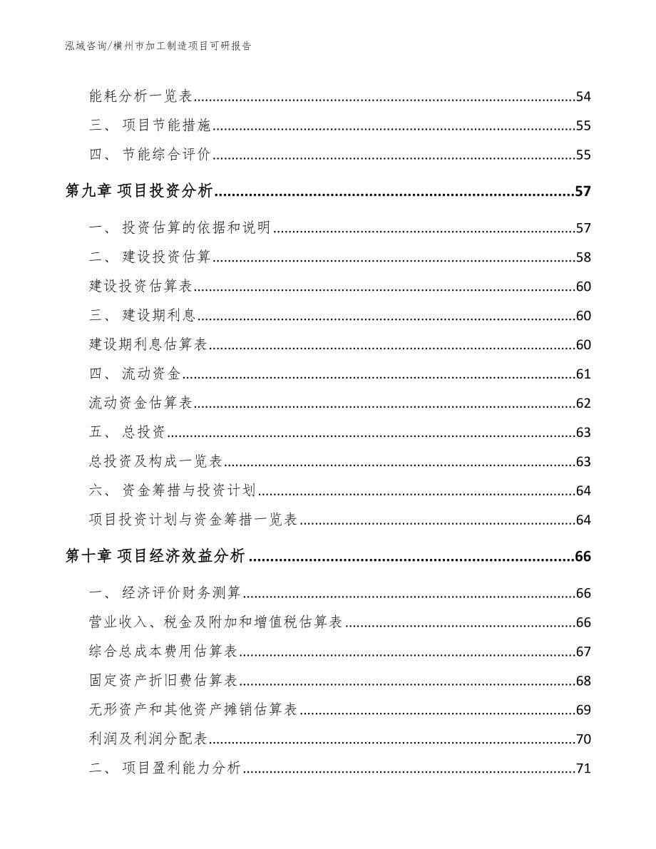 横州市加工制造项目可研报告_第5页