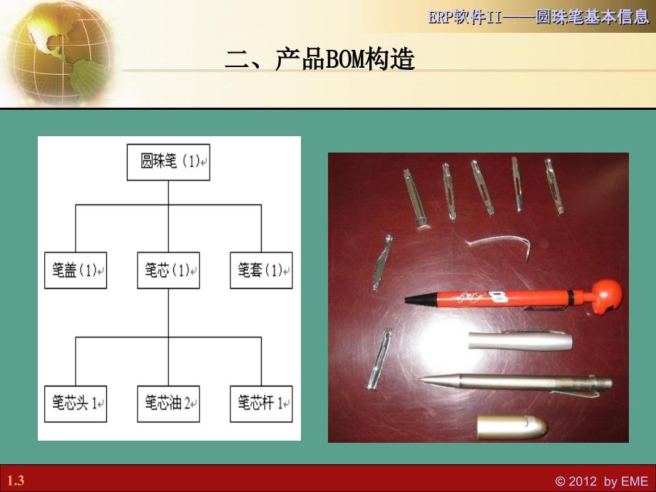 ERP软件II圆珠笔基本业务ppt课件_第3页