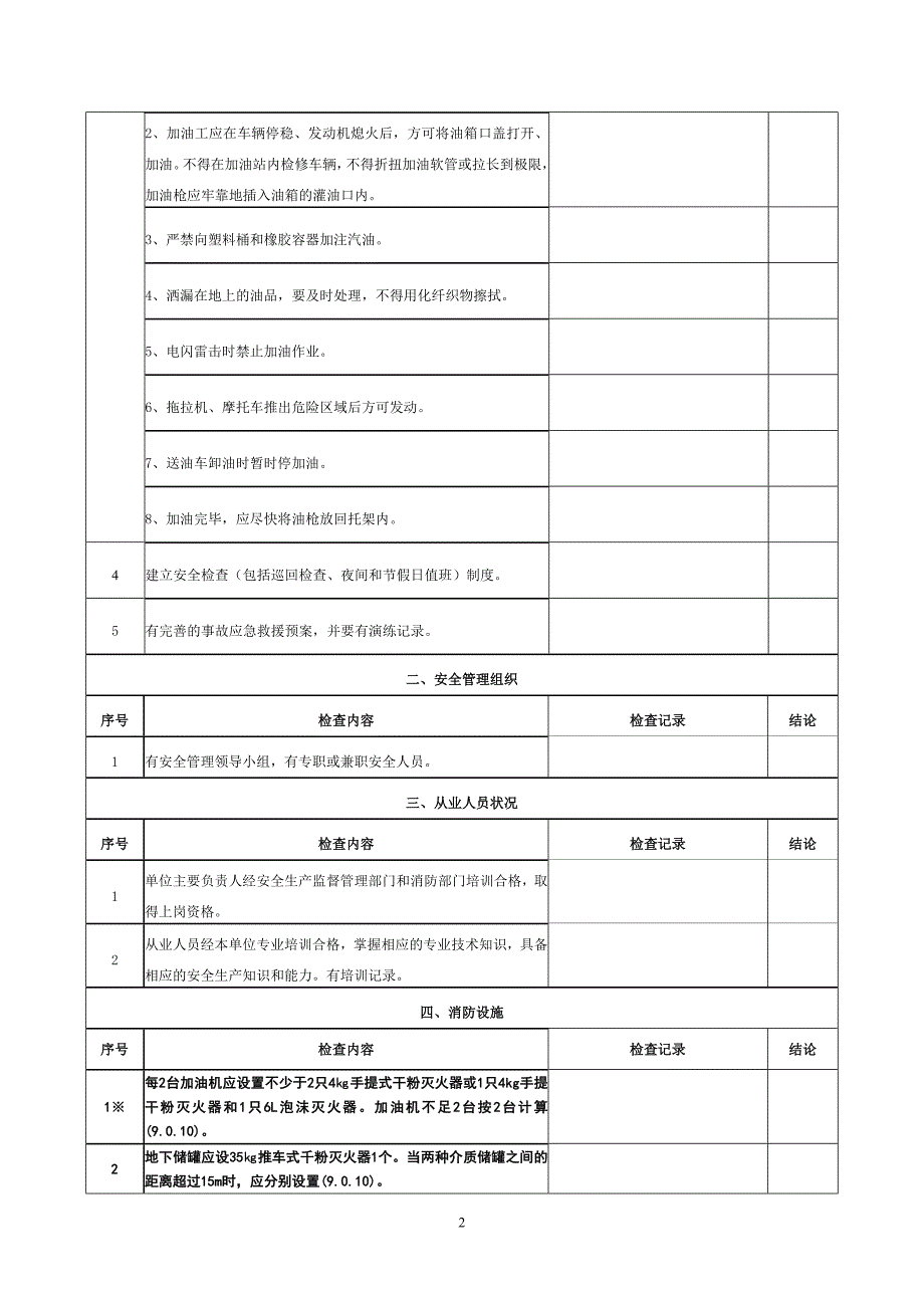 加油站安全现场检查表(网摘).doc_第2页