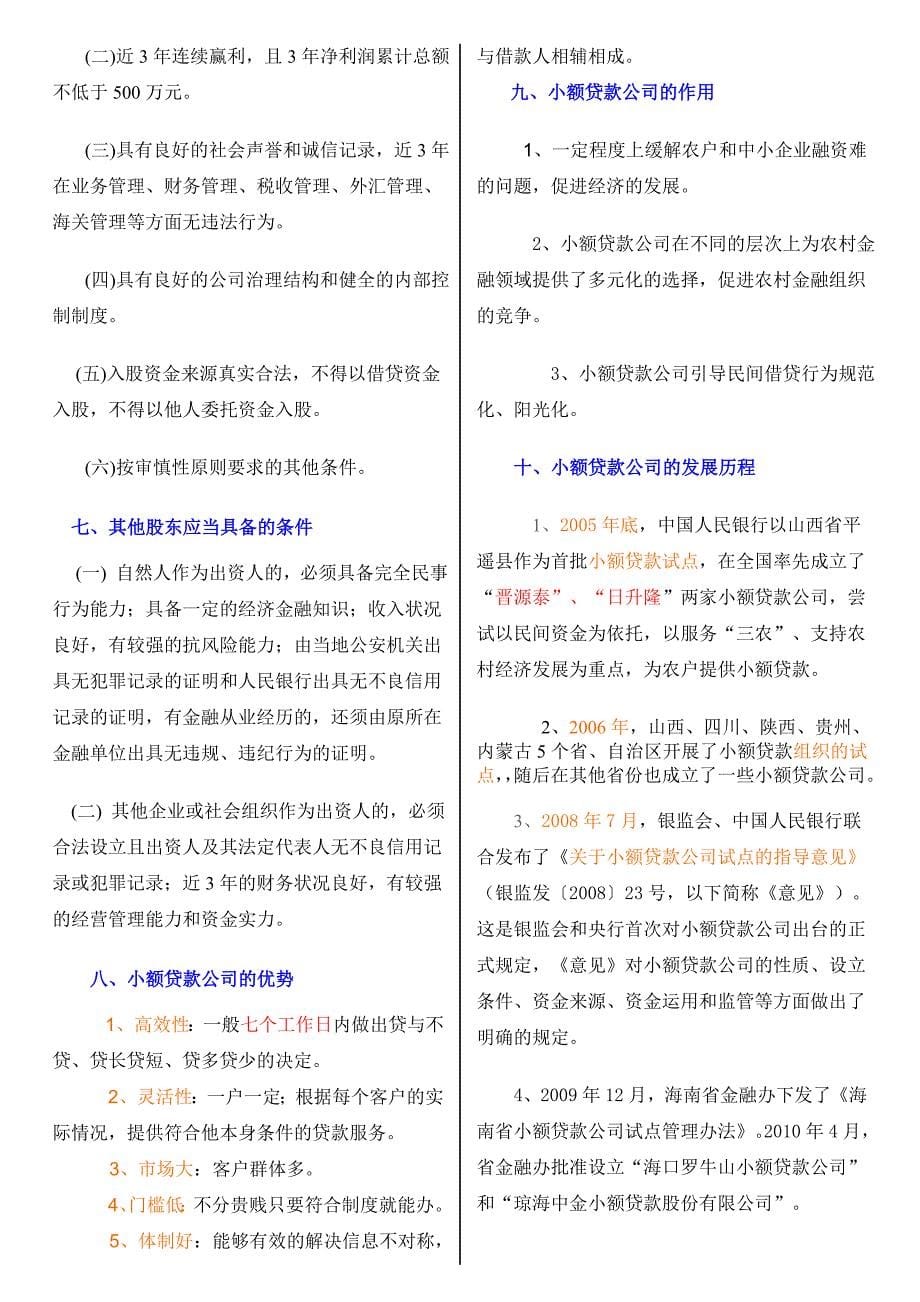 小额贷款公司培训教材_第5页