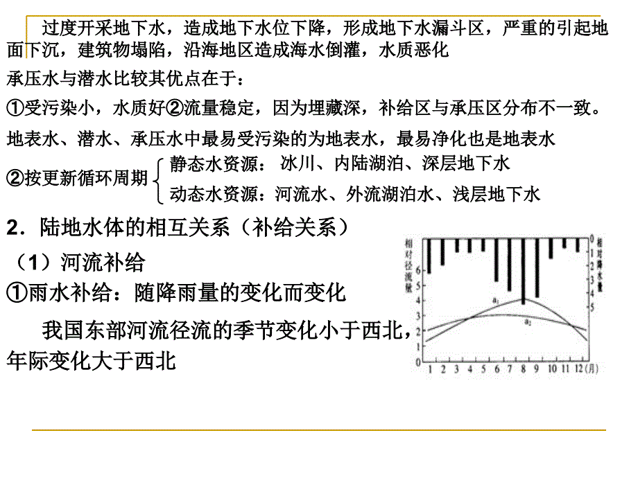 东北黑龙江松花江河流的主要补给类型普遍地下水补给区的降水量_第4页