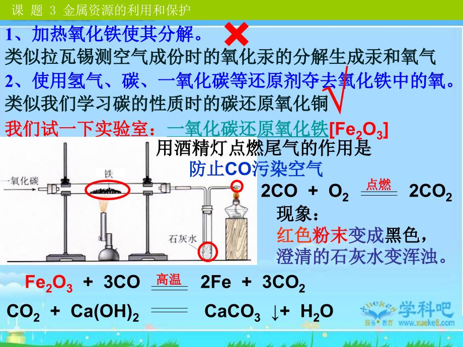 课题3金属资源的利用和保护(上课用精品教育_第4页