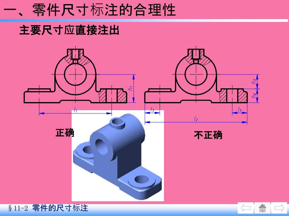 机械制图1122零件图的视图选择和尺寸标注ppt课件_第4页