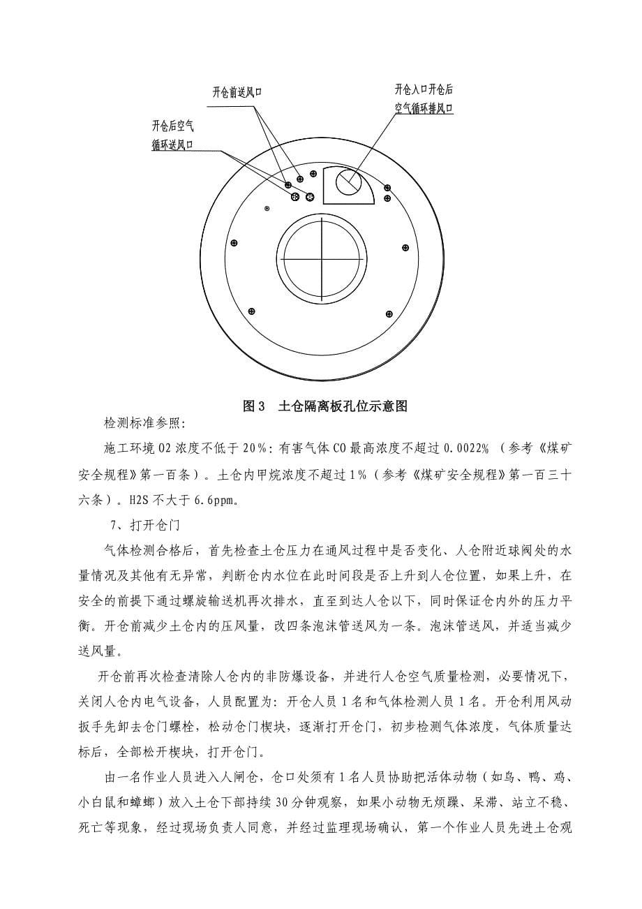 盾构机开仓检查程序的实施方案及程序表(DOC)_第5页