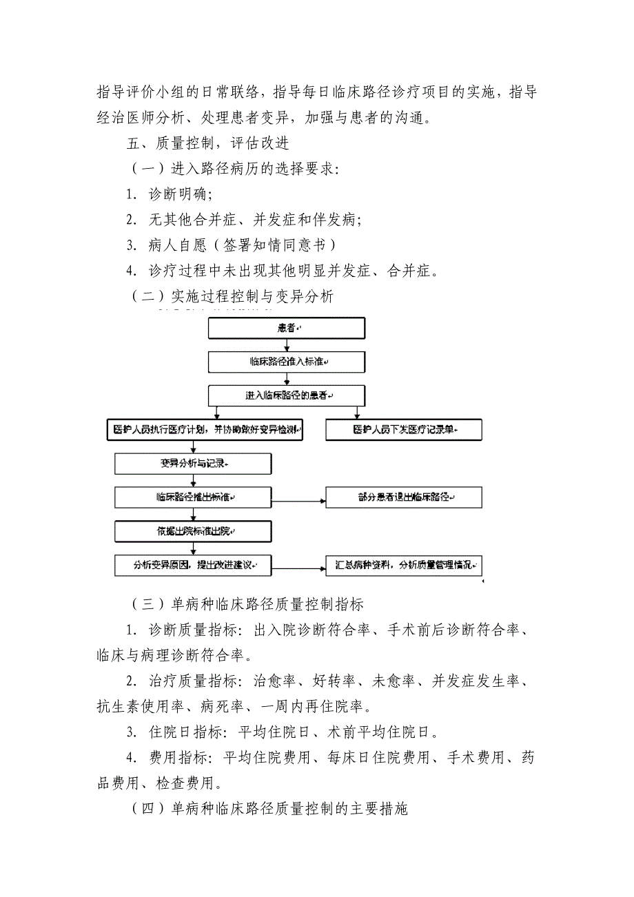 (完整版)04-临床路径管理和单病种质量控制的质量管理方案.doc_第2页