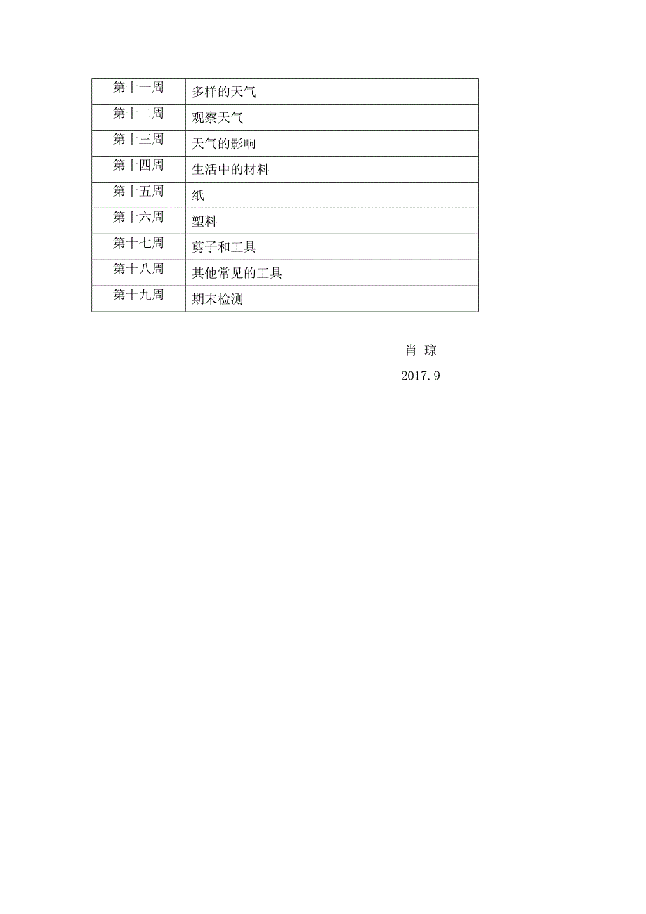 部编版一年级上册科学教学计划.doc_第3页