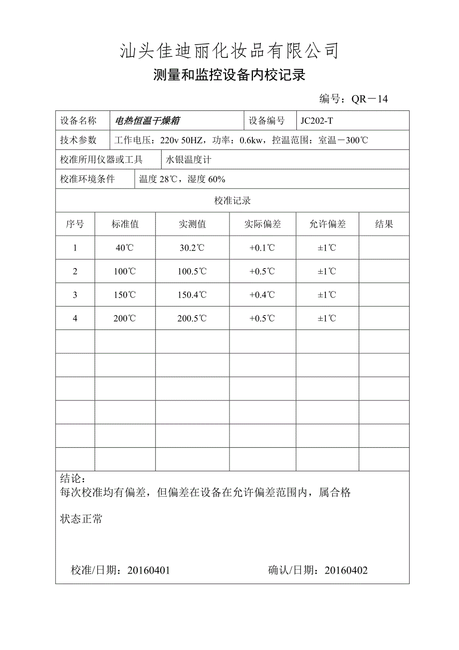 测量和监控设备内校表.doc_第1页