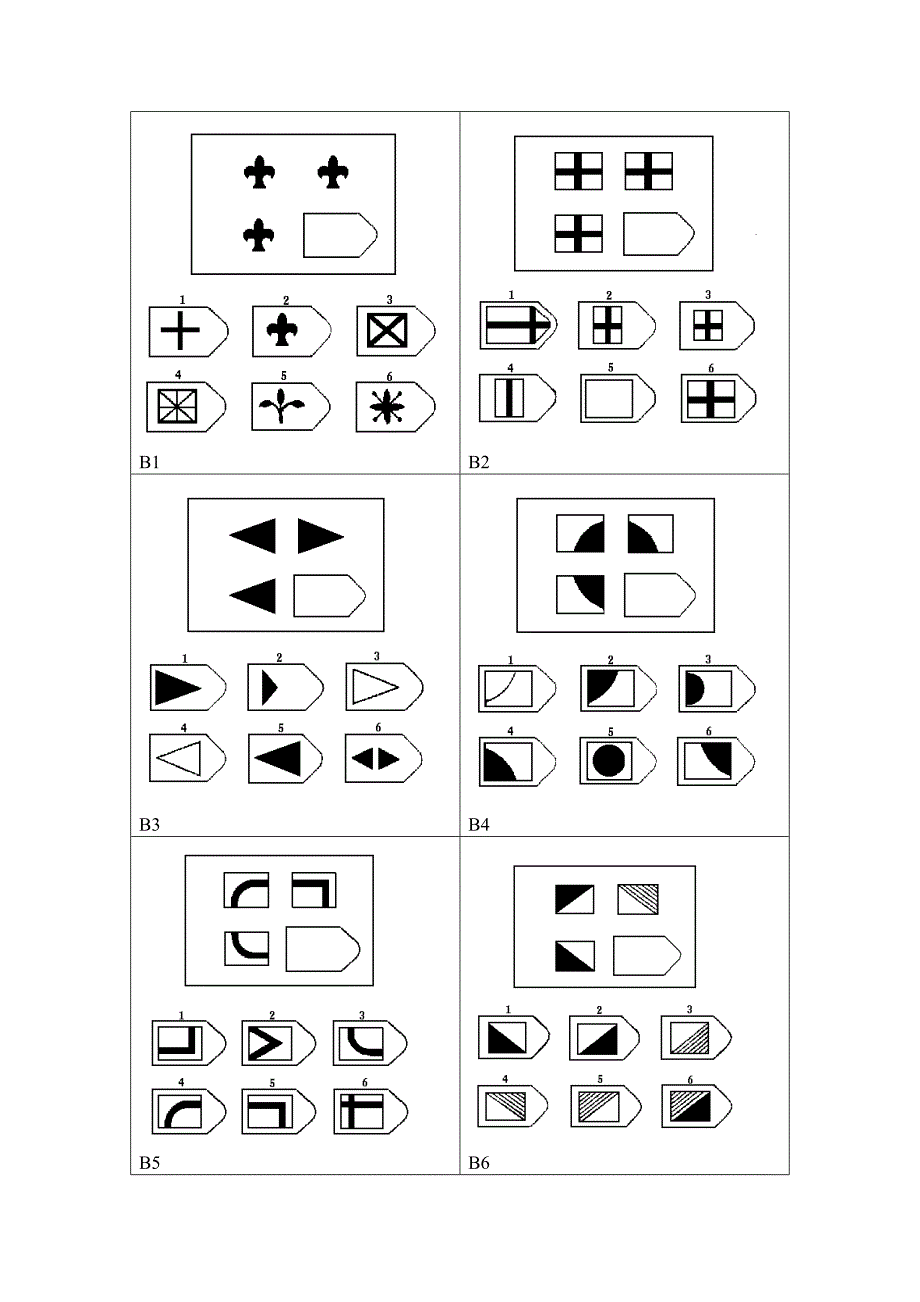 瑞文智力测验及答案经典版_第3页