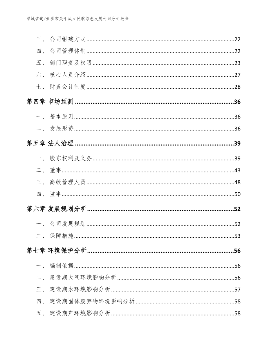 景洪市关于成立民航绿色发展公司分析报告（模板范文）_第4页