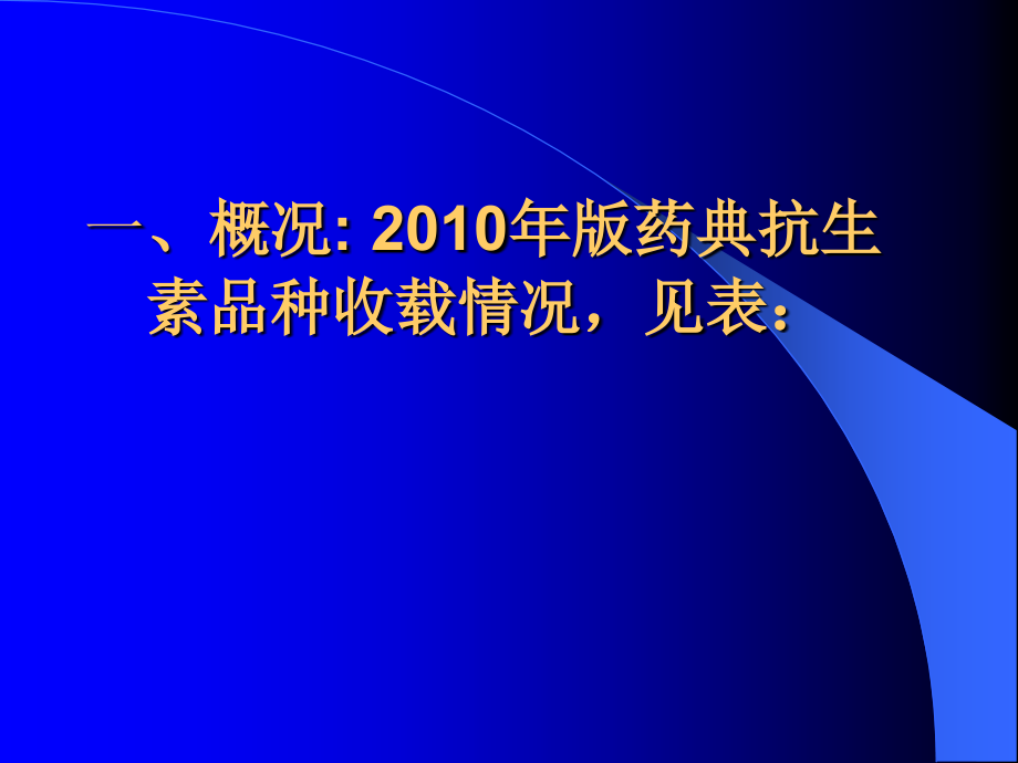 中国药典版抗生素品种增修订概况文档资料_第1页