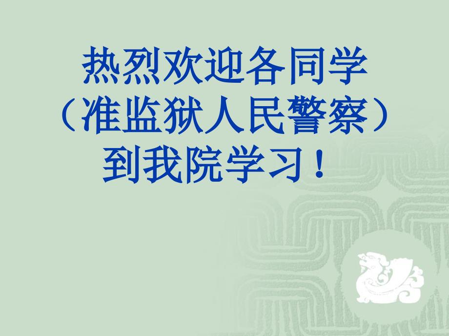 第一章监狱人民警察的性质任务.ppt_第1页