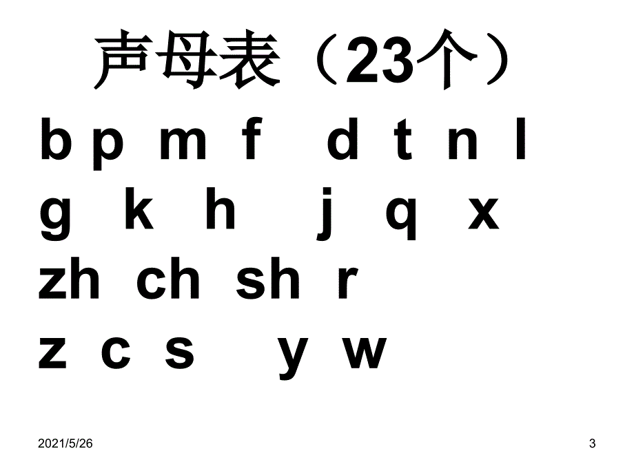 语文教学拼音字母表PPT优秀课件_第3页