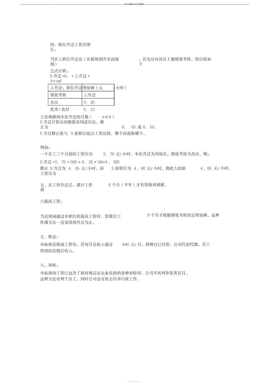 麦当劳内部文件——员工工作表现考核_第5页