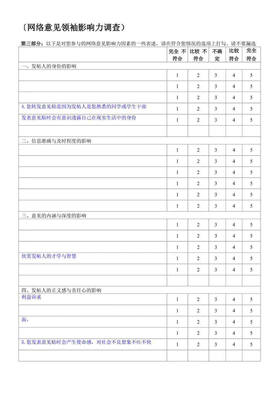 大学生参与网络意见的调查问卷-2_第4页