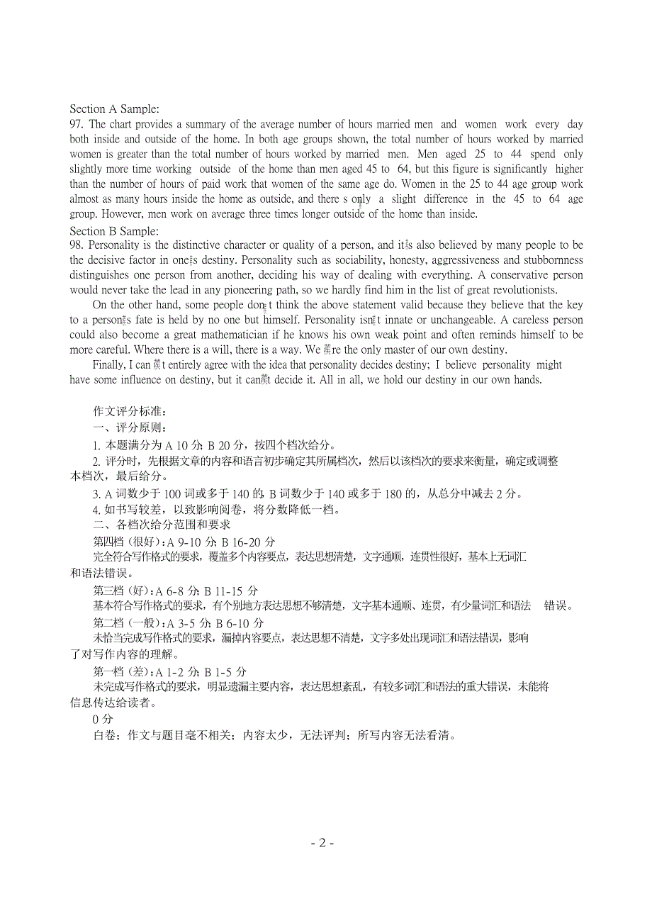 全国大学生英语竞赛ABCD类初赛答案及听力录音原文_第3页