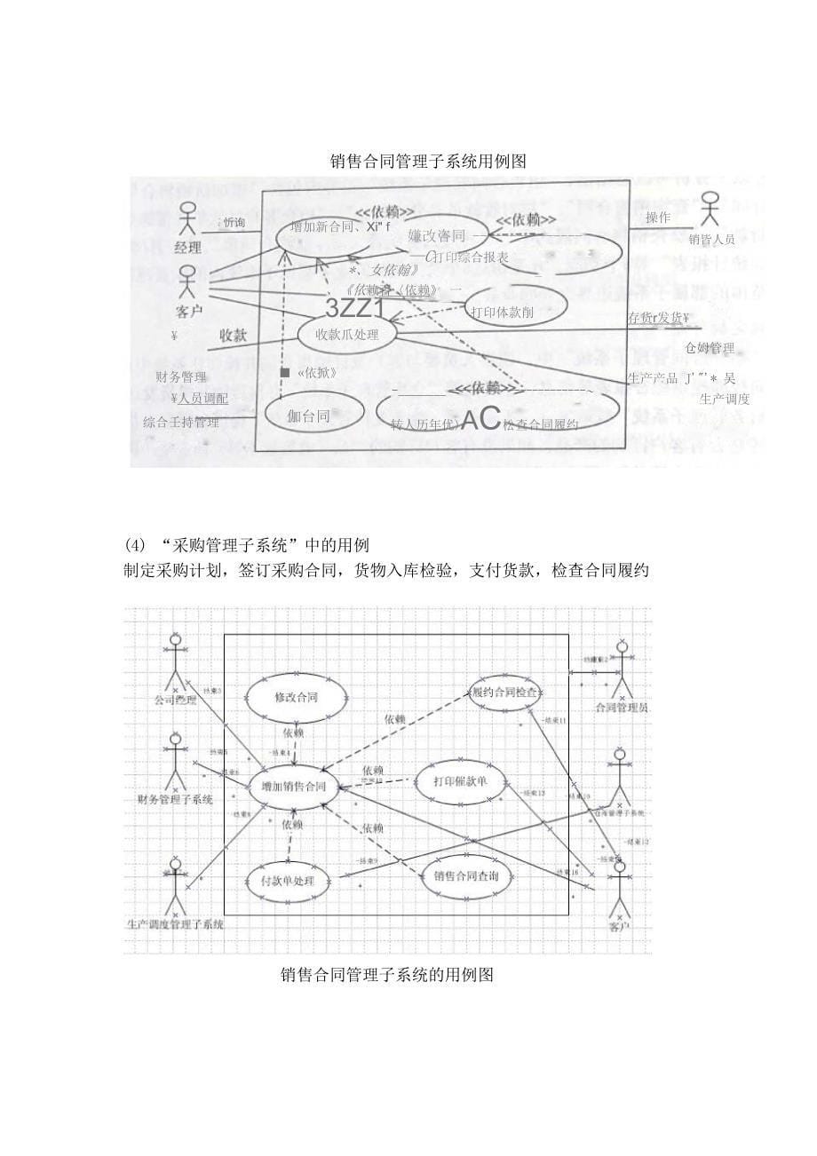 UML 企业综合信息管理系统 销售管理子系统_第5页