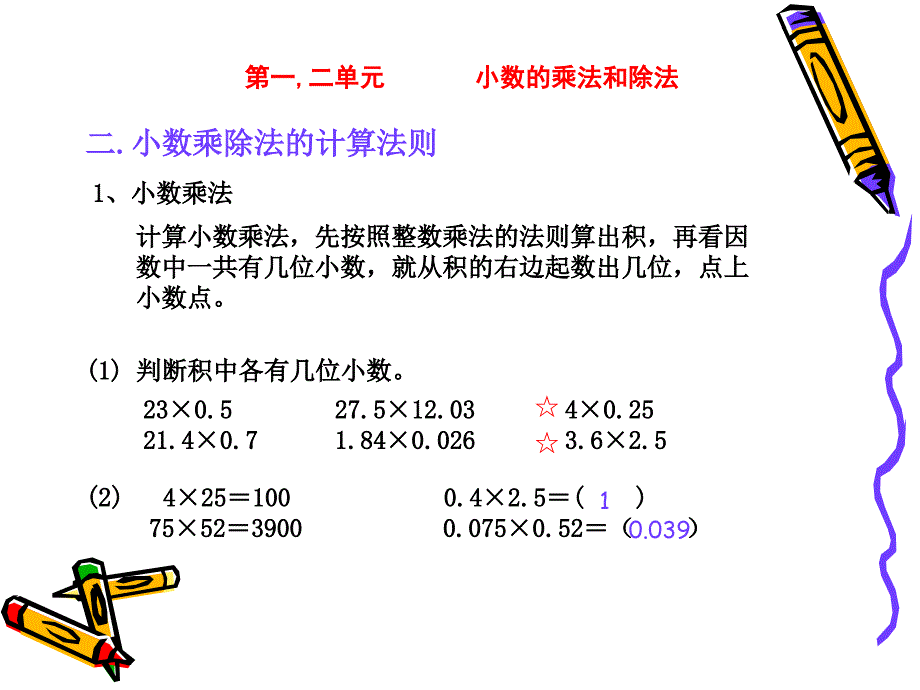 五年级数学上册总复习课件(全册)_第4页