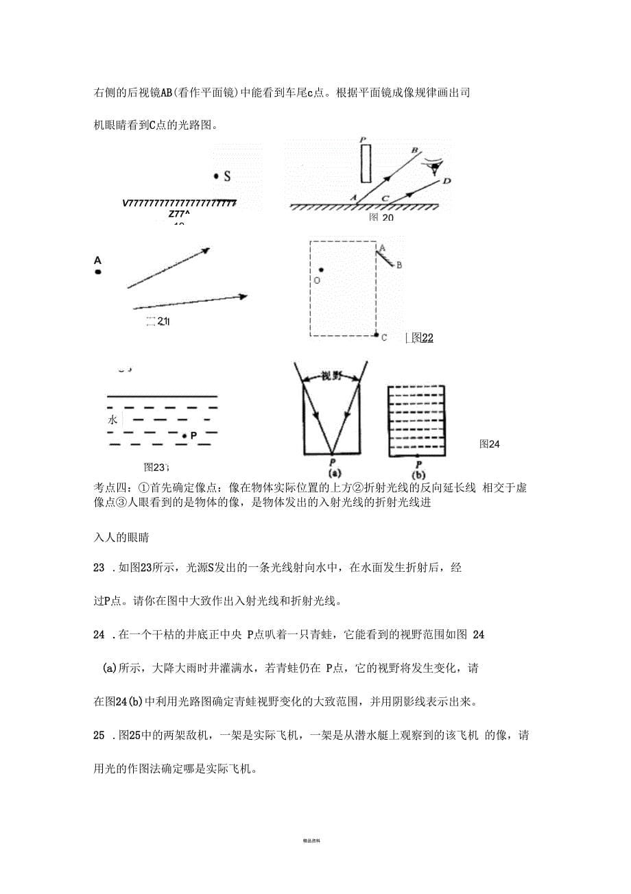 光现象作图专题_第5页