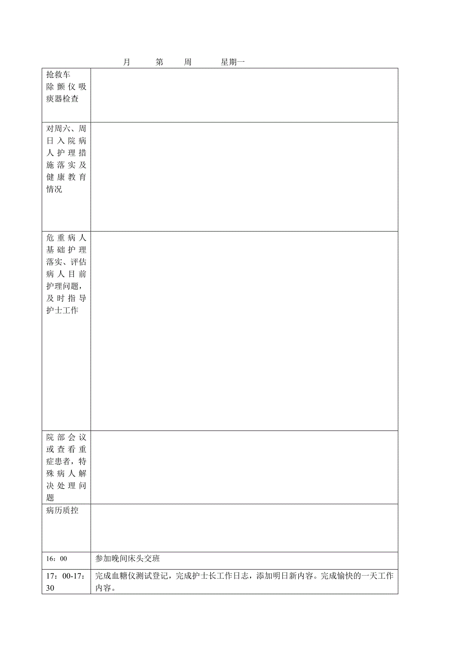 护士长日工作手册_第1页