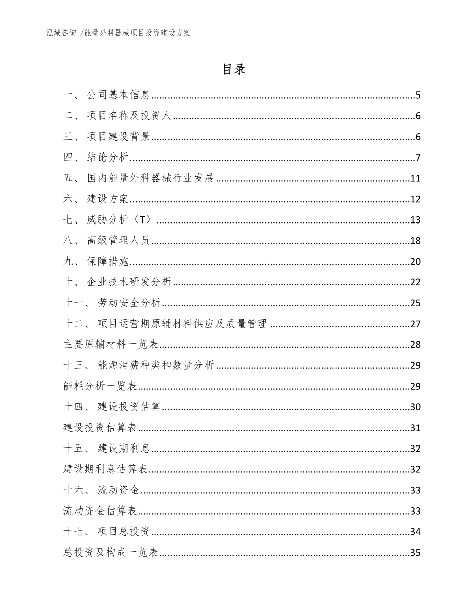 能量外科器械项目投资建设方案-（范文参考）_第2页