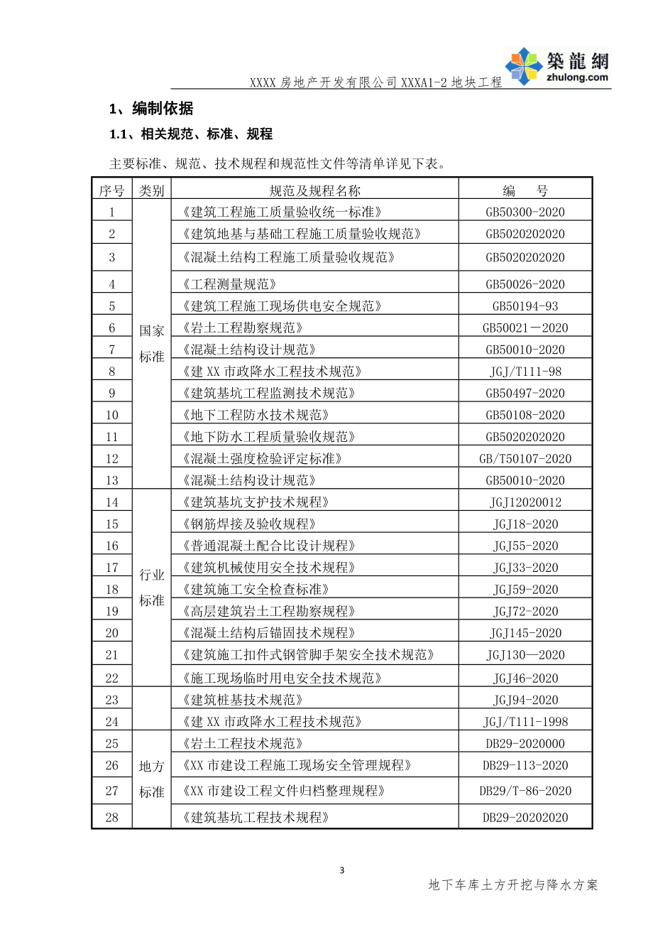 高层商住楼地下车库土方开挖与降水施工方案范本（开挖深度46m）_第4页