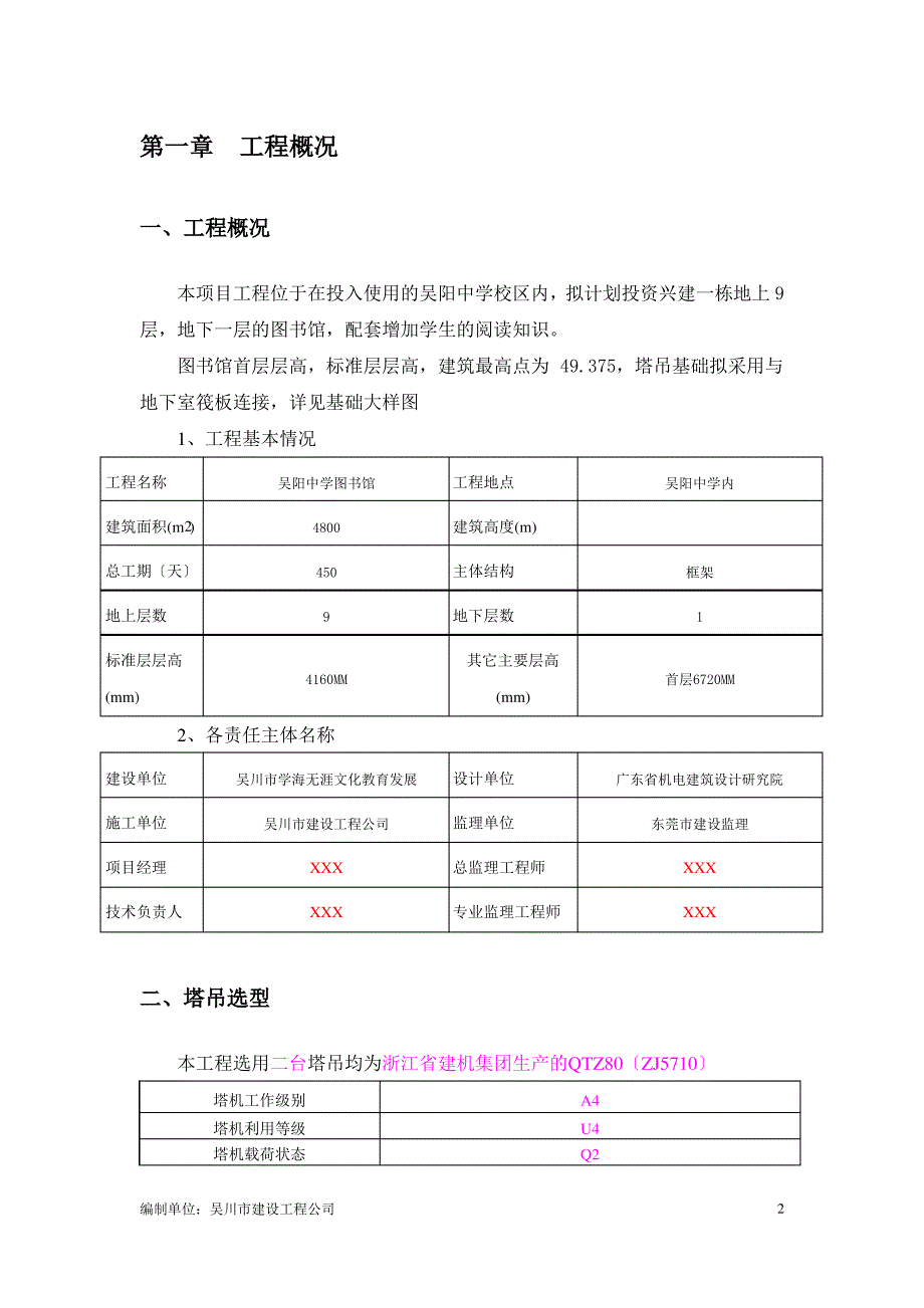 塔吊基础施工方案_第2页