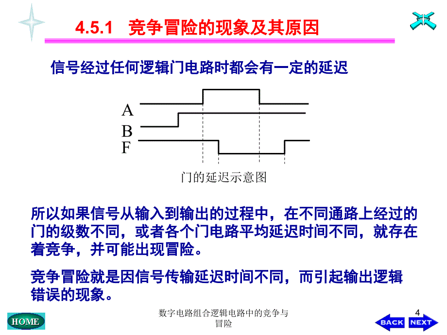 数字电路组合逻辑电路中的竞争与冒险课件_第4页