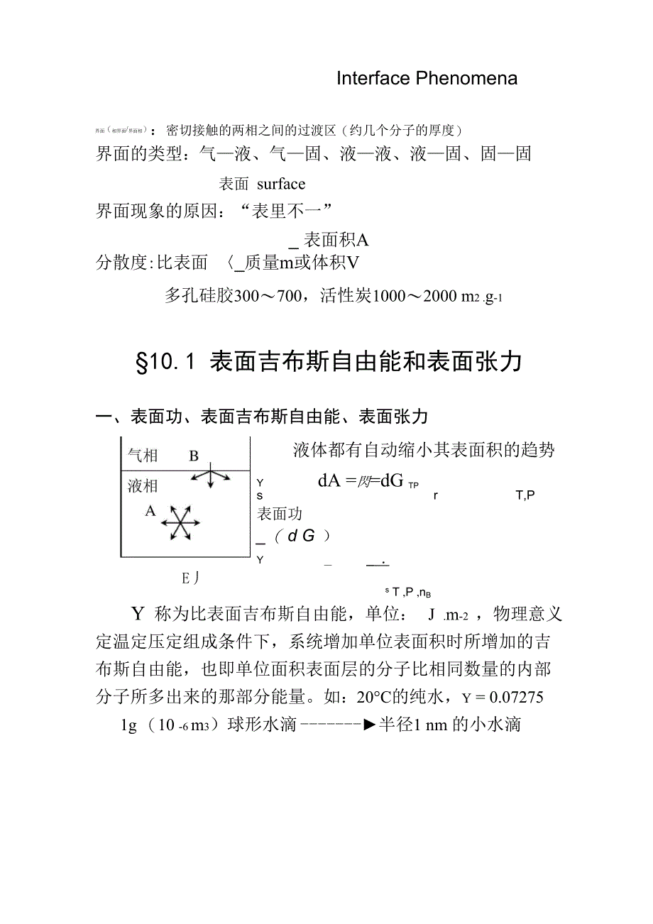 第十章界面象InterfacePhenomena_第1页