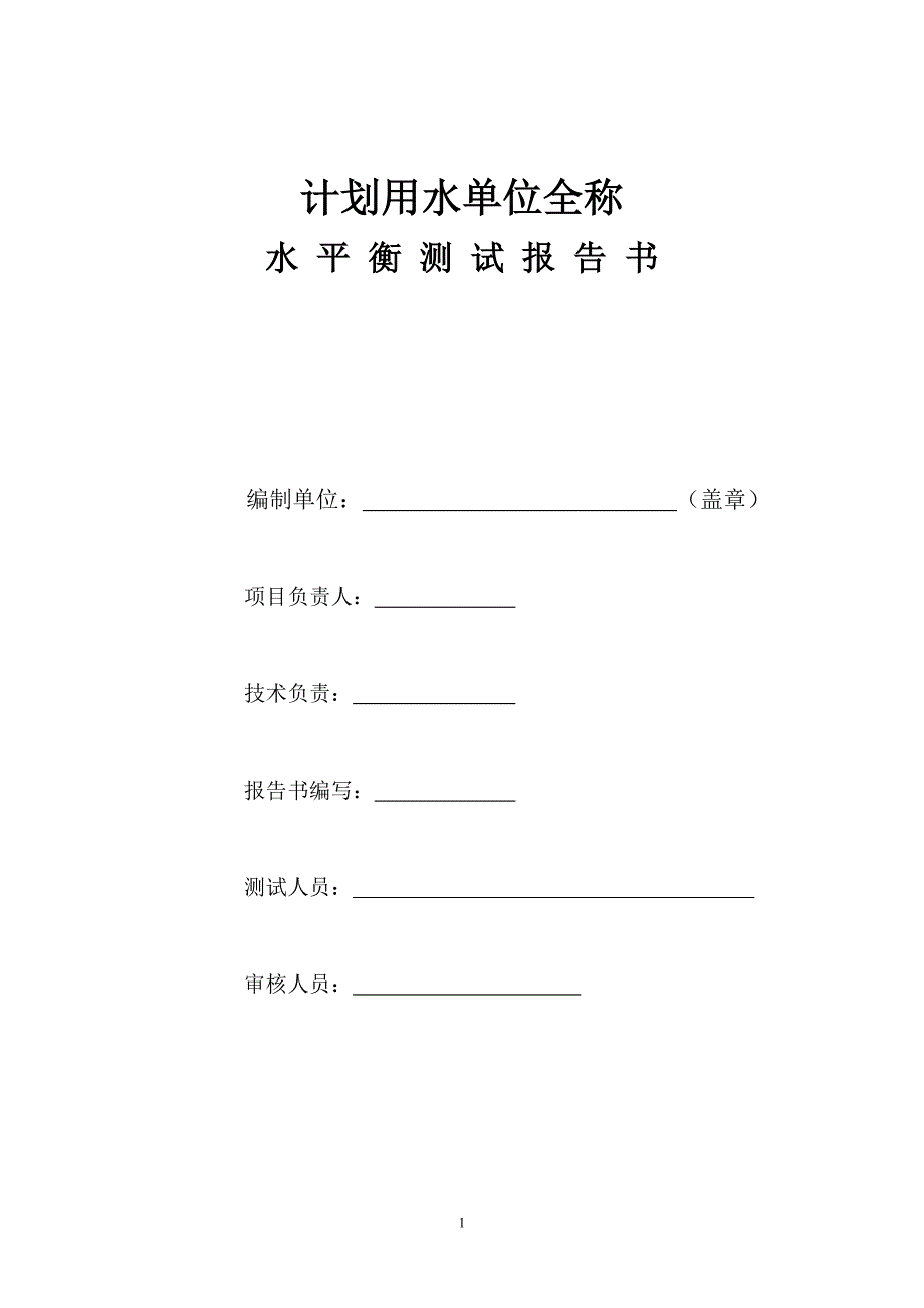 水平衡测试报告书-生活版_第2页