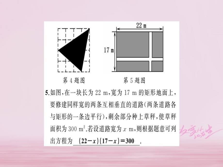 2017-2018学年八年级数学下册 第2章 一元二次方程 2.3 一元二次方程的应用（第2课时）一元二次方程的应用（二）习题课件 （新版）浙教版_第5页