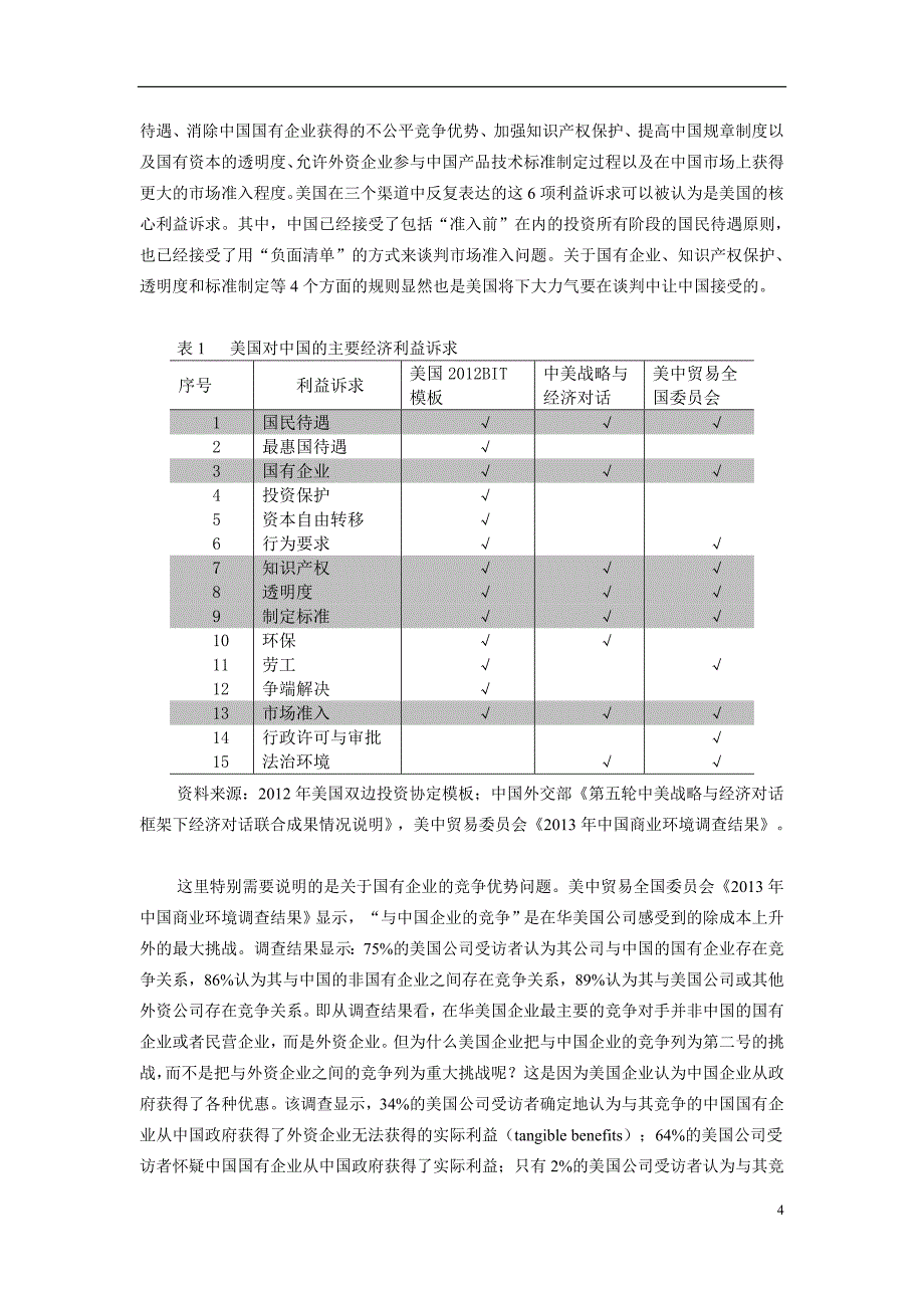 如何应对中美双边投资协定的实质性谈判 （_第4页