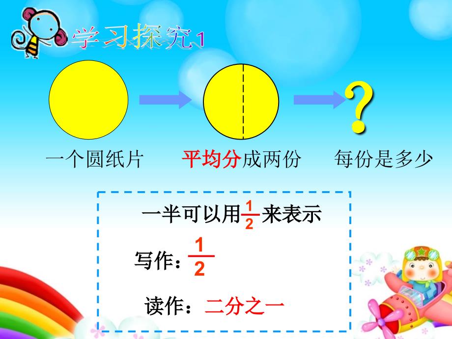 人教版小学数学三年级上册《分数的初步认识》教学教材_第4页