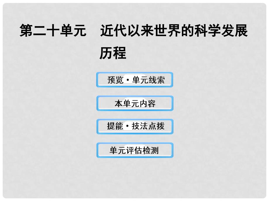 高中历史 20 近代以来世界的科学发展历程课件 新人教版_第1页