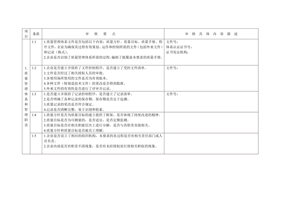 出口玩具生产企业质量许可（注册登记）审核核查表-番禺出入_第3页