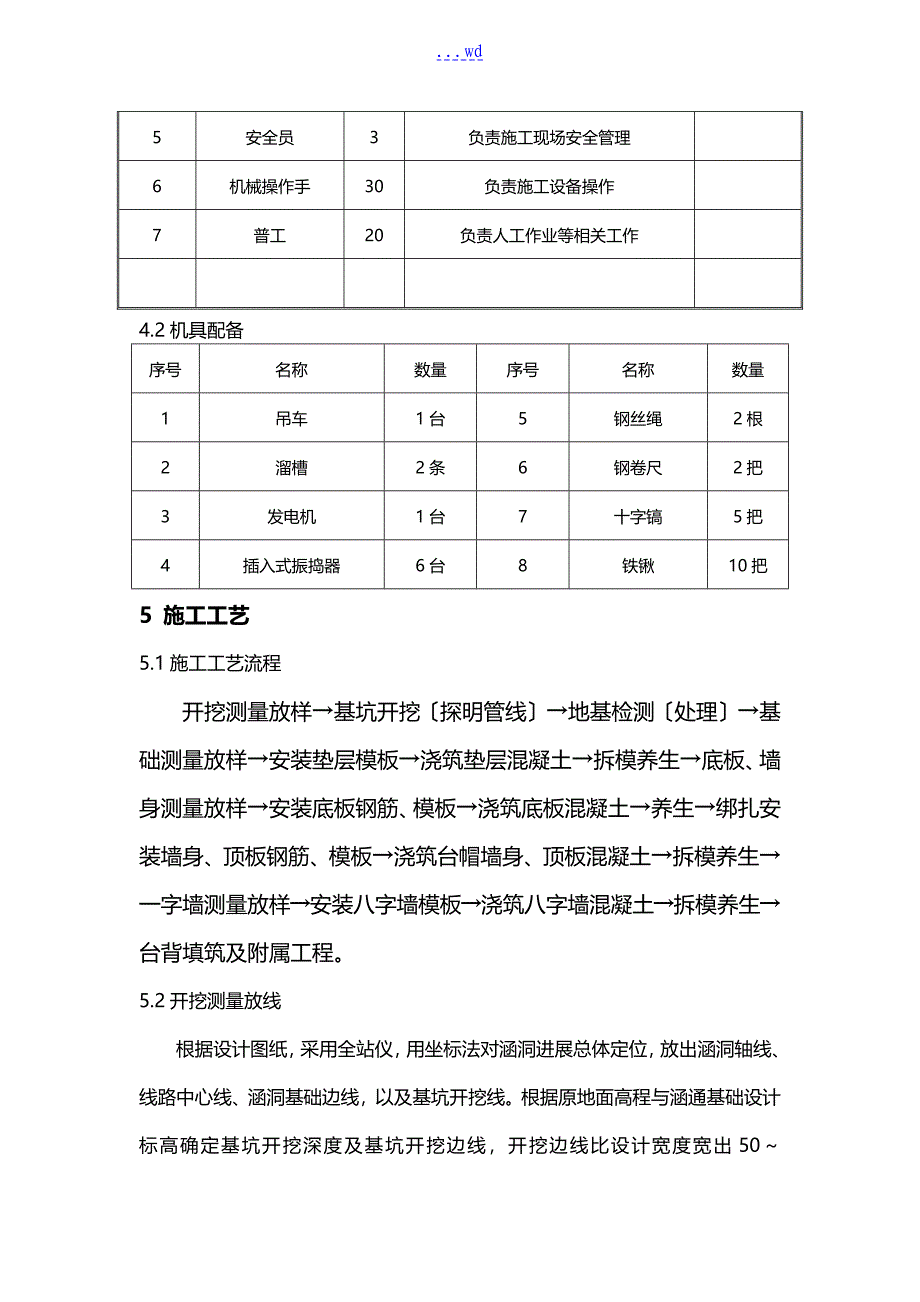 混凝土箱涵施工组织设计方案方案和对策_第3页