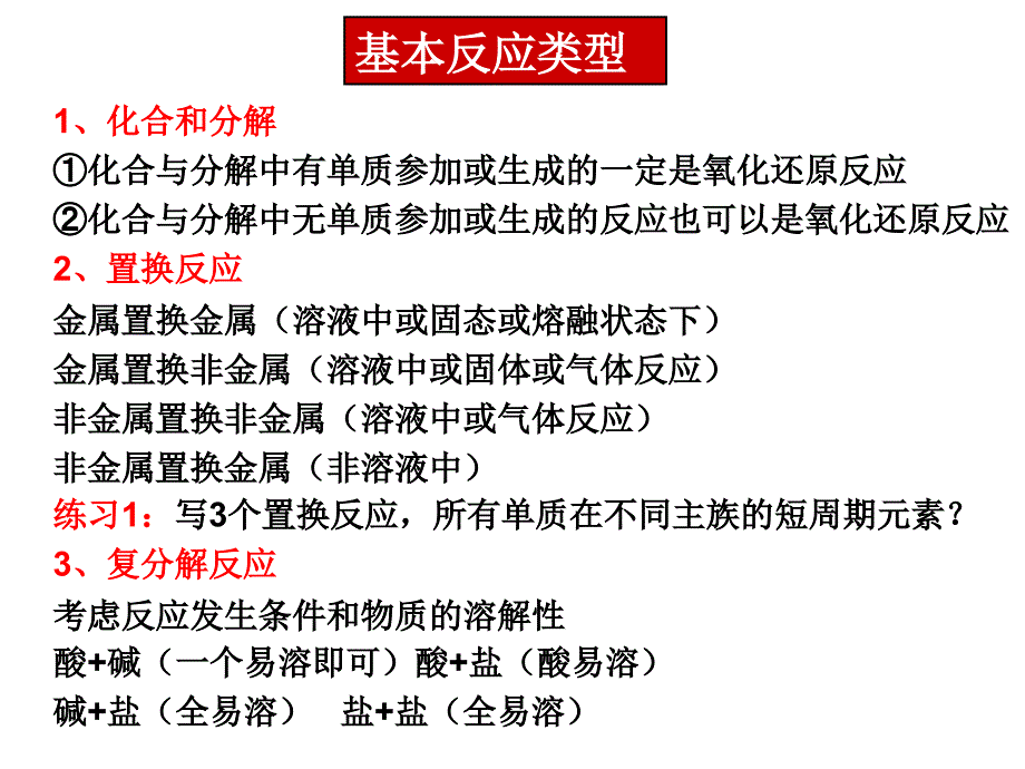 《高三化学复习课件》无机反应规律_第3页