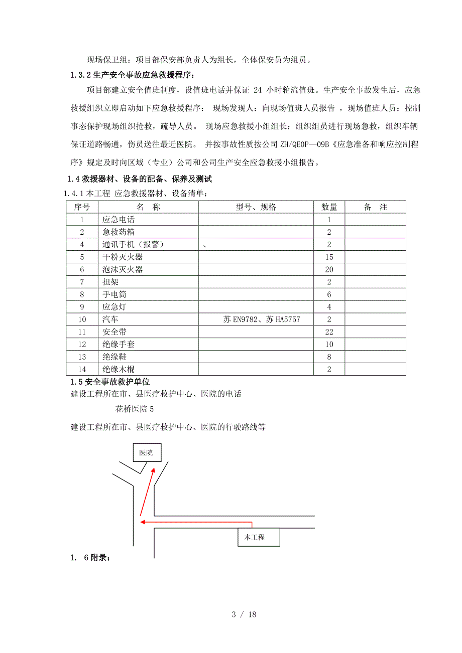 中淮建设项目部应急救援预案编制好_第3页