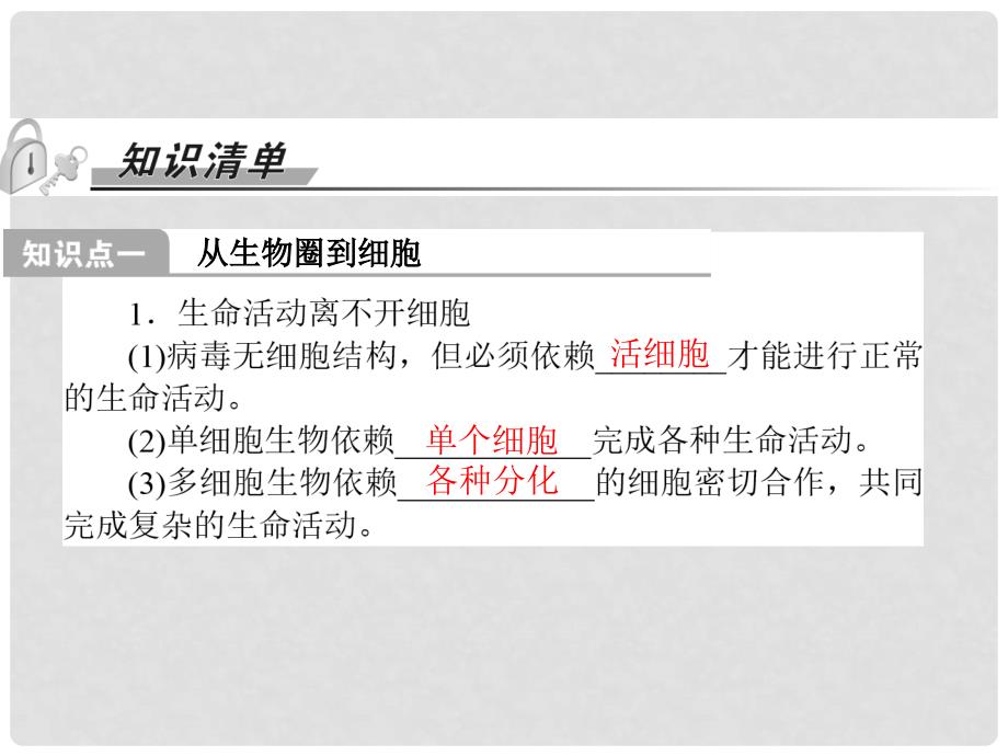 高考生物一轮总复习 1.1.1 走近细胞课件_第2页