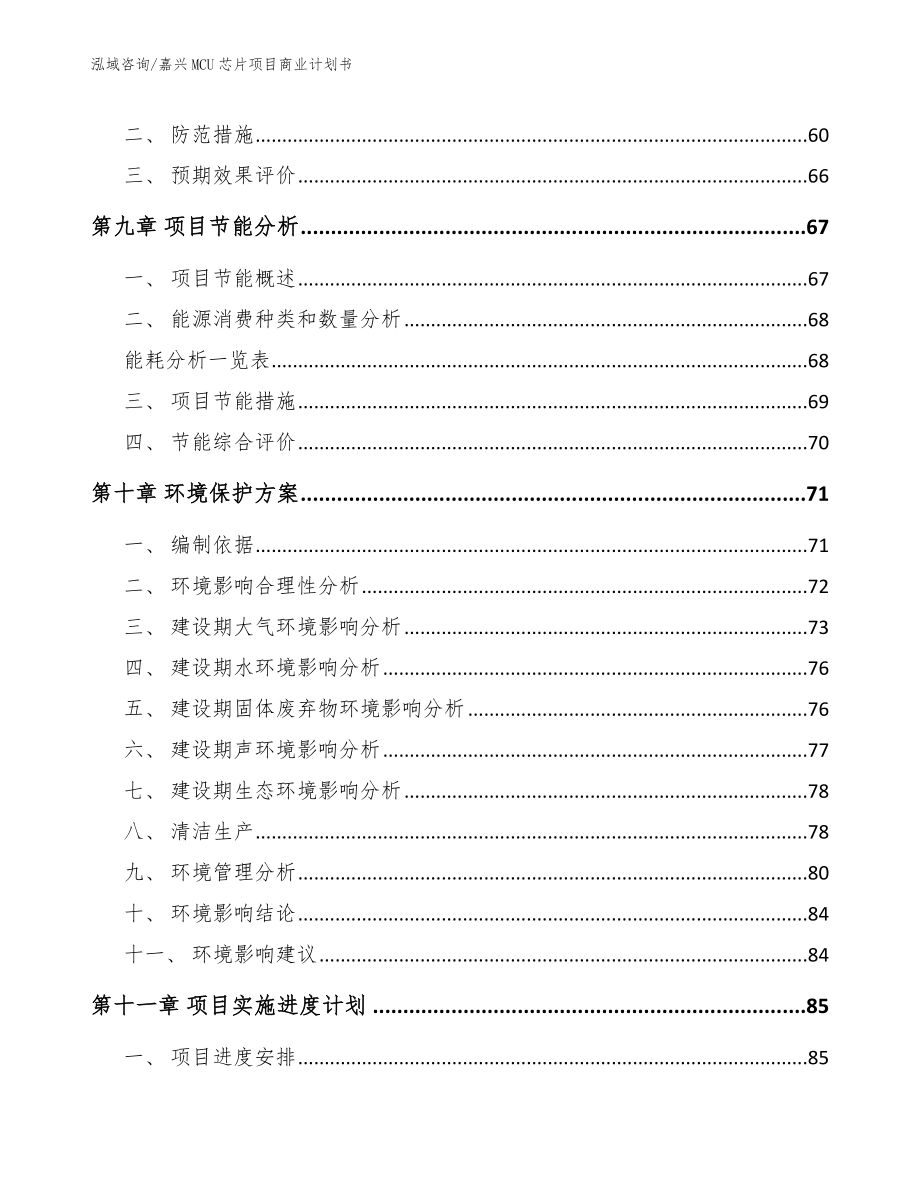 嘉兴MCU芯片项目商业计划书_参考范文_第3页