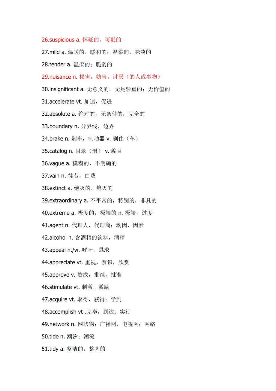 2023年最新版四级高频词汇.doc_第2页