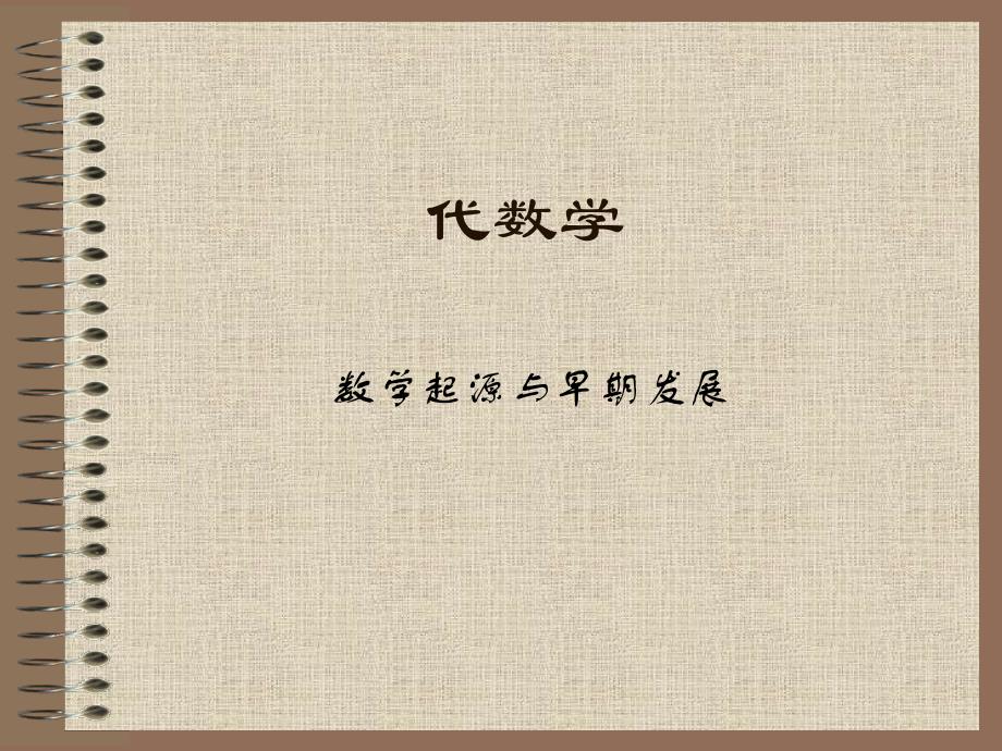 数学起源与早期发展_第1页