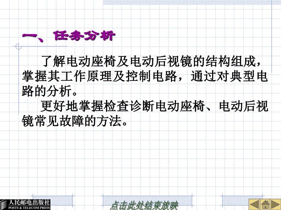 学习情境四电动座椅及电动后视镜结构与检修PPT课件_第3页