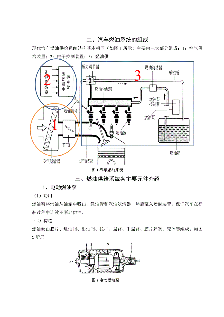 汽车燃油系统故障诊断与排除毕业设计_第4页