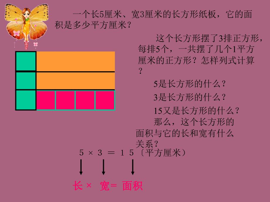 小学数学三年级下册长方形和正方形的面积计算ppt课件_第4页