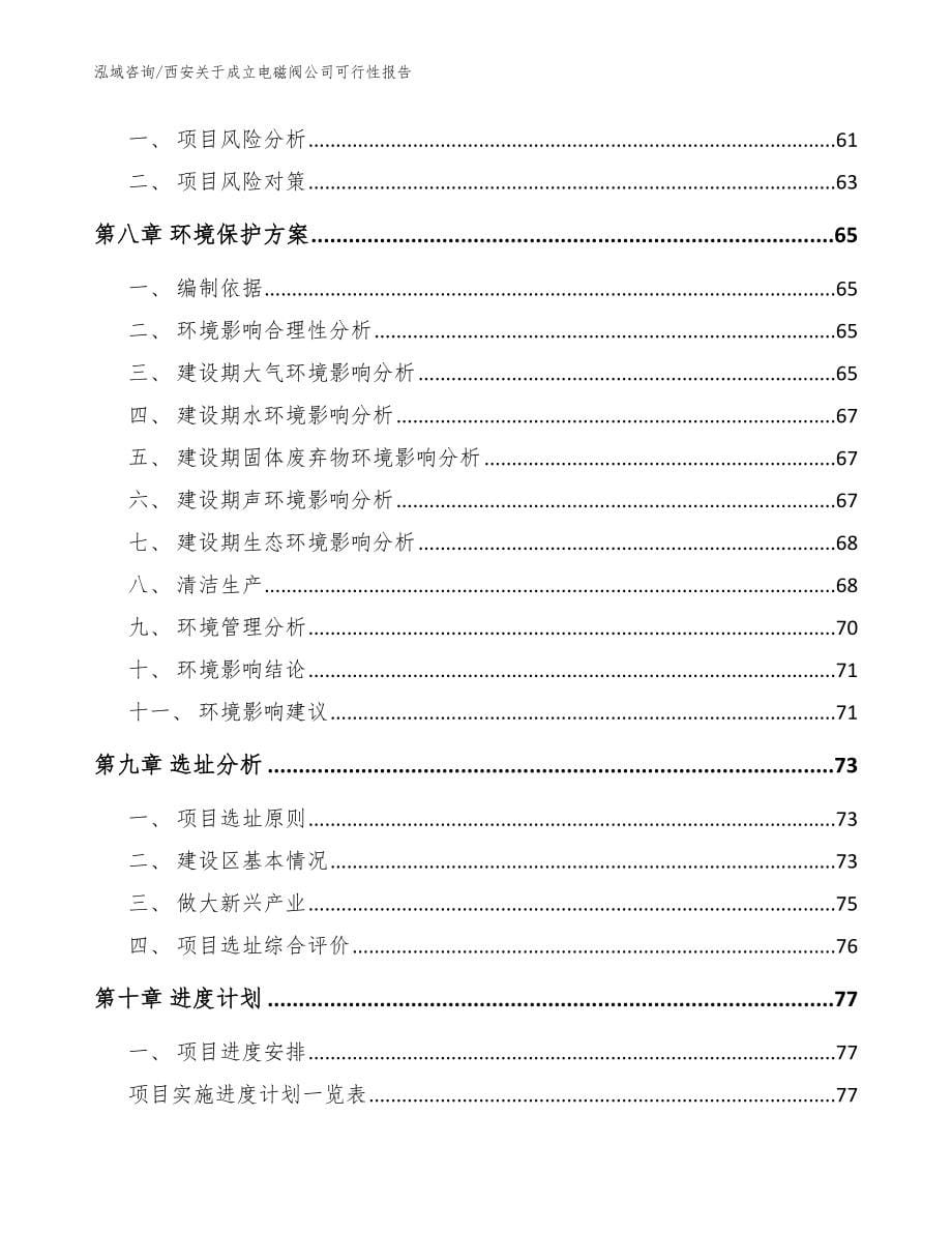 西安关于成立电磁阀公司可行性报告范文_第5页