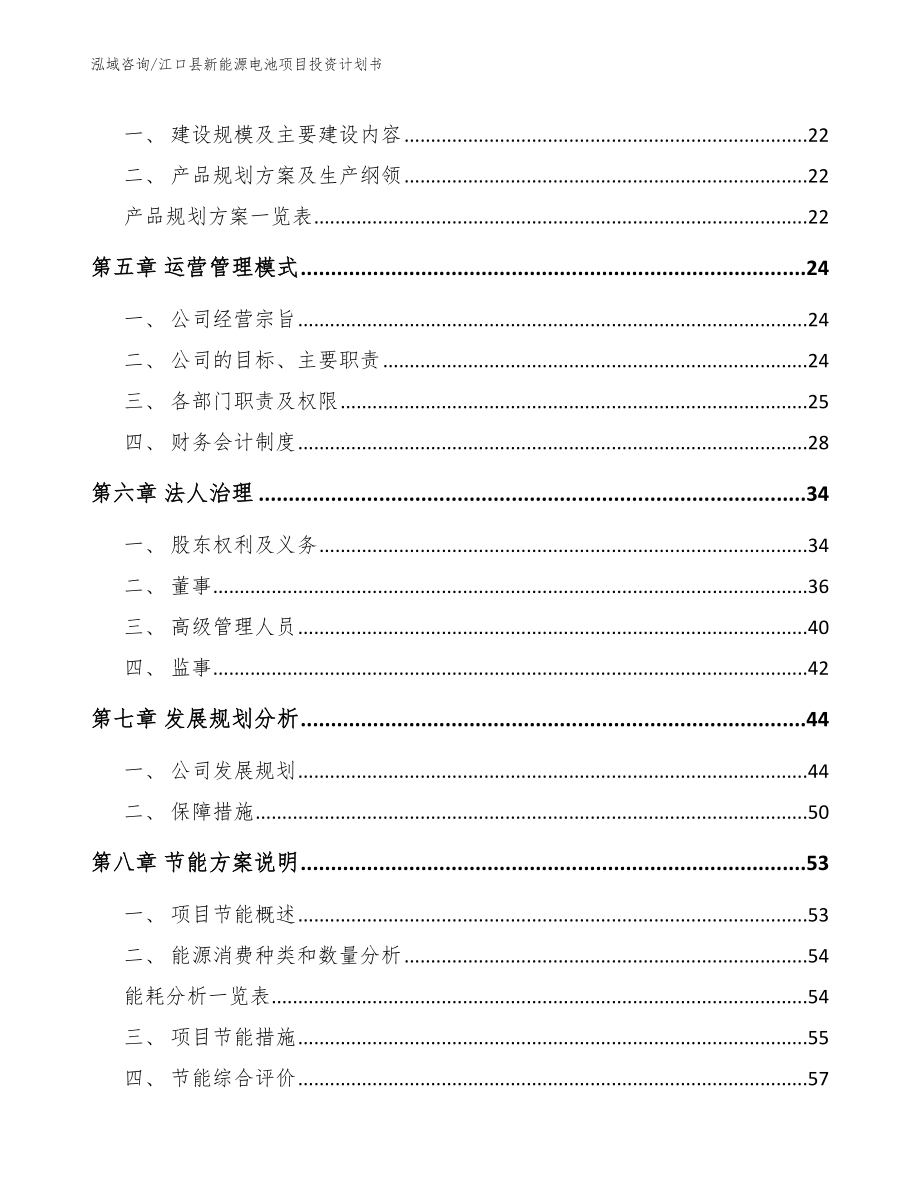 江口县新能源电池项目投资计划书_模板范本_第2页